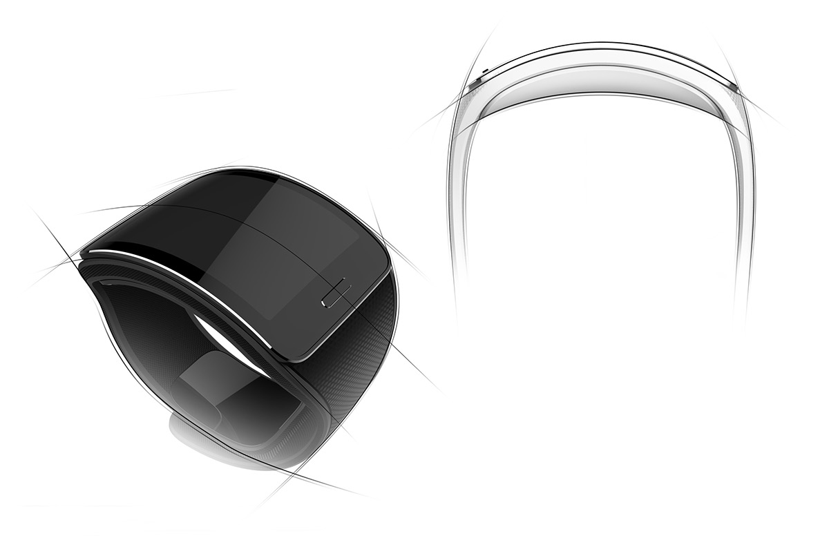 Samsung，Customizable，individualization，Intelligent mobile phone，gear，Wrist watch，industrial design，